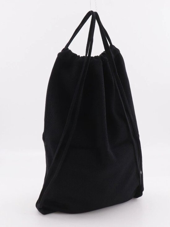 CHANEL knapsack Backpack Daypack Sports line black cotton unisex main image 5